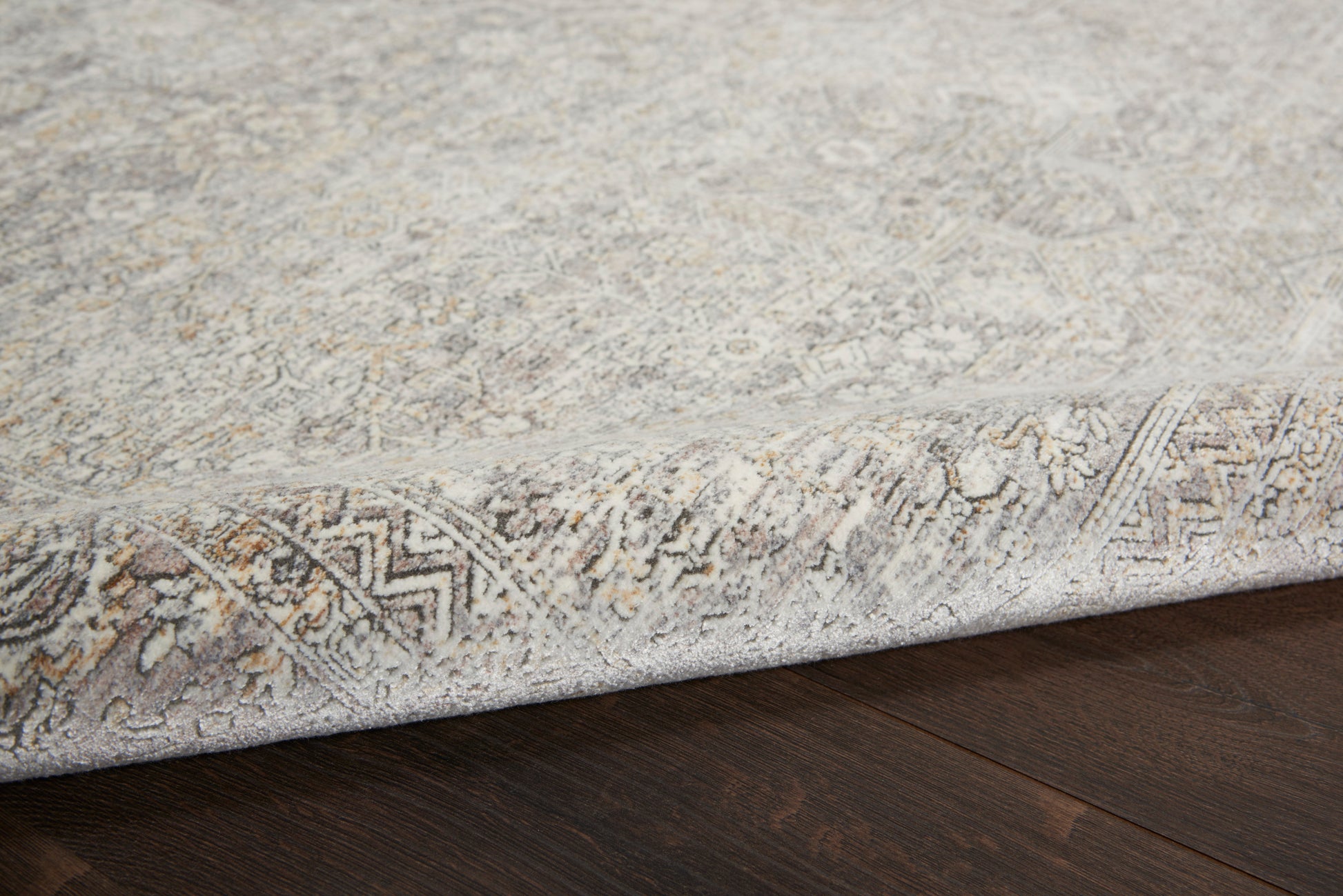Nourison Home Starry Nights  Cream Grey  Traditional