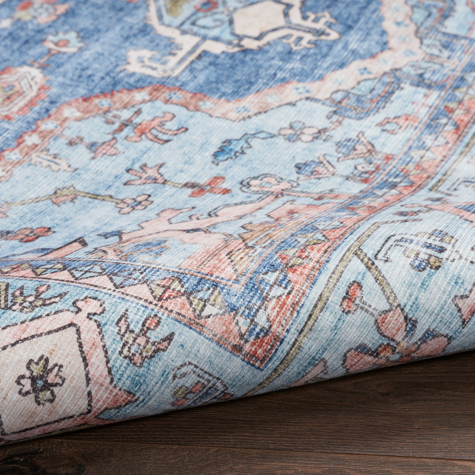 Nourison Home Fulton  Blue  Traditional