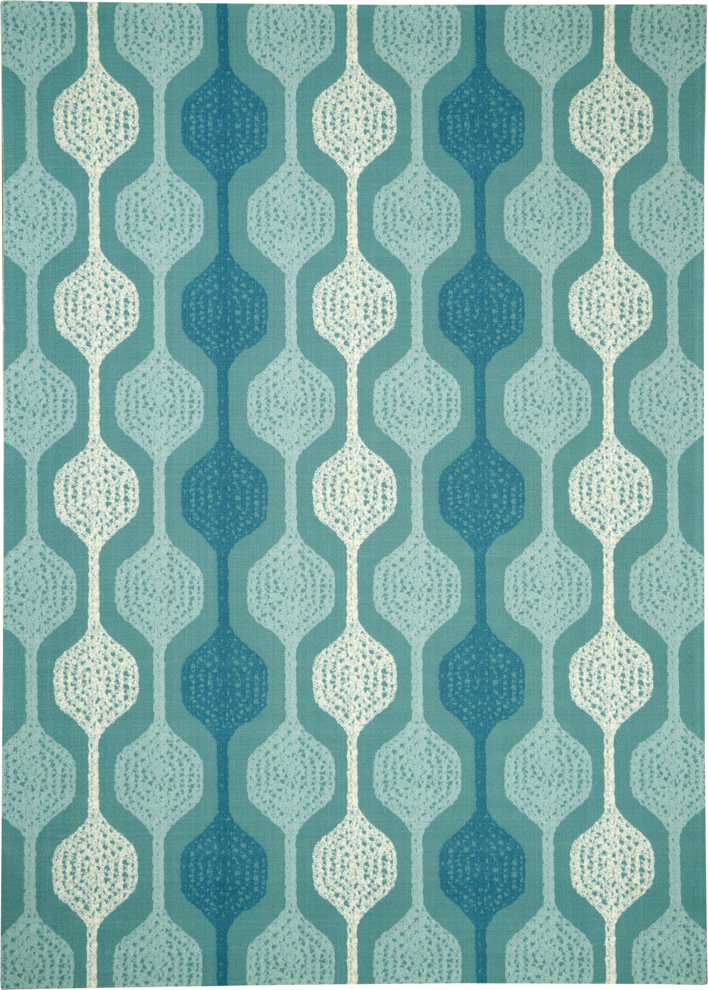 Waverly Sun N Shade  Aqua  Contemporary