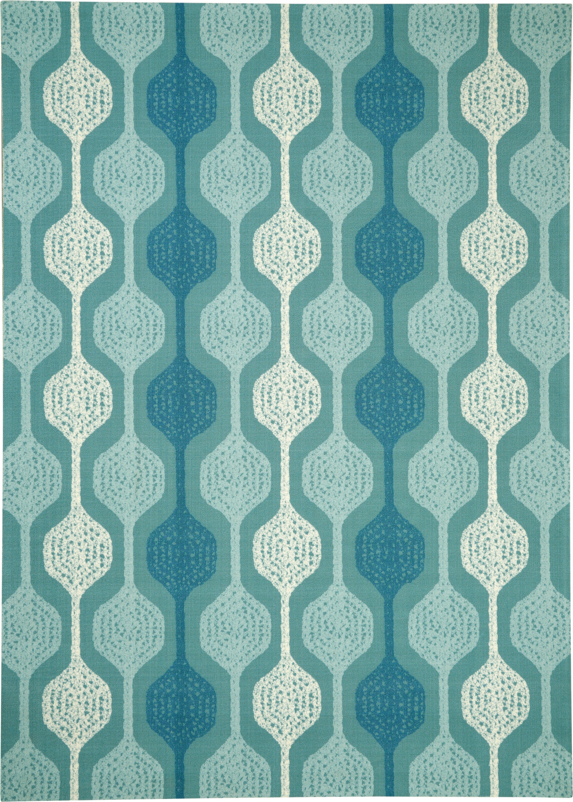 Waverly Sun N Shade  Aqua  Contemporary
