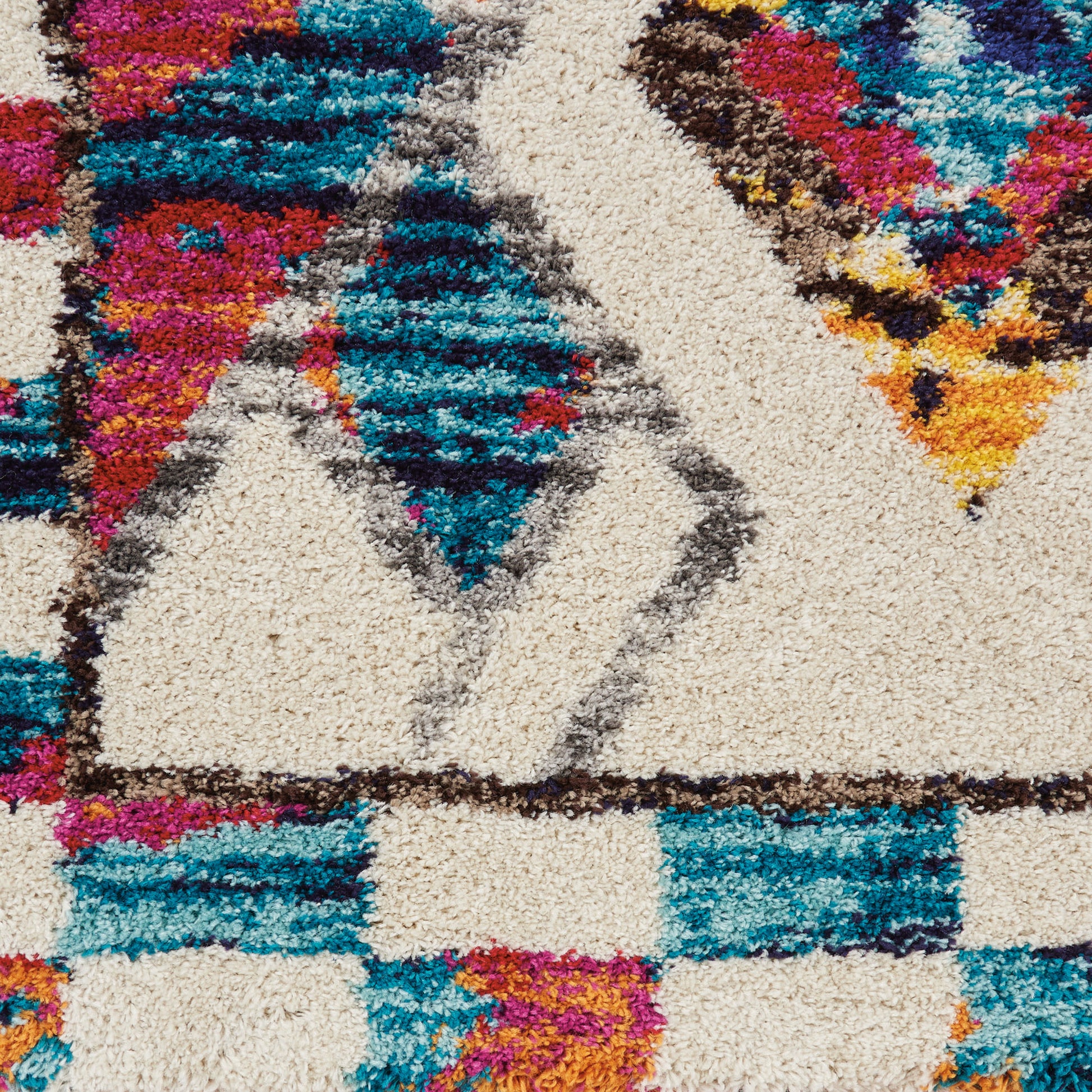 Nourison Home Nomad  Ivory Multicolor  Transitional