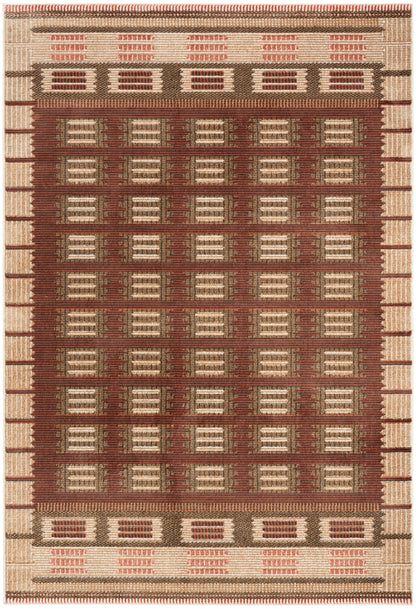 Nourison Home Nordic NRC16 Rust Contemporary Power-loomed Rug