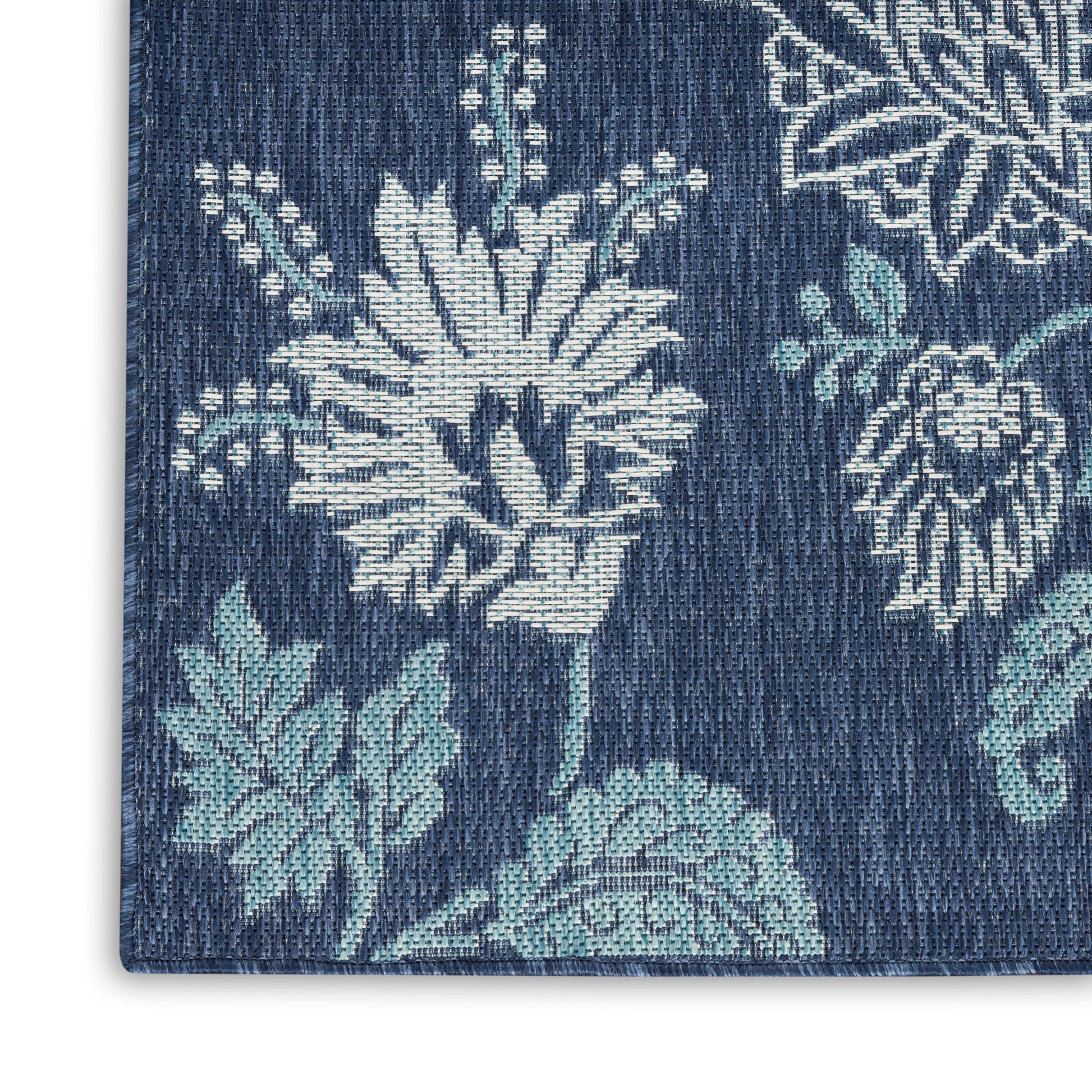 Nourison Home Garden Oasis  Navy  Contemporary
