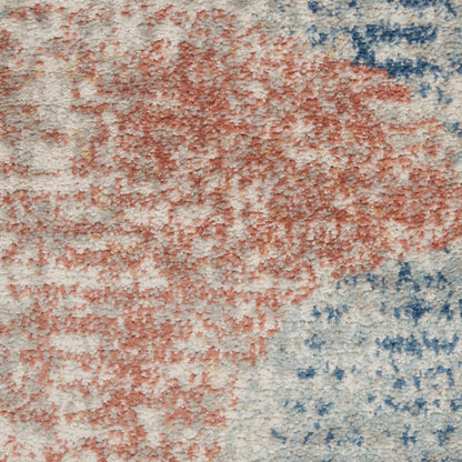 Nourison Home Quarry  Ivory Multicolor  Contemporary