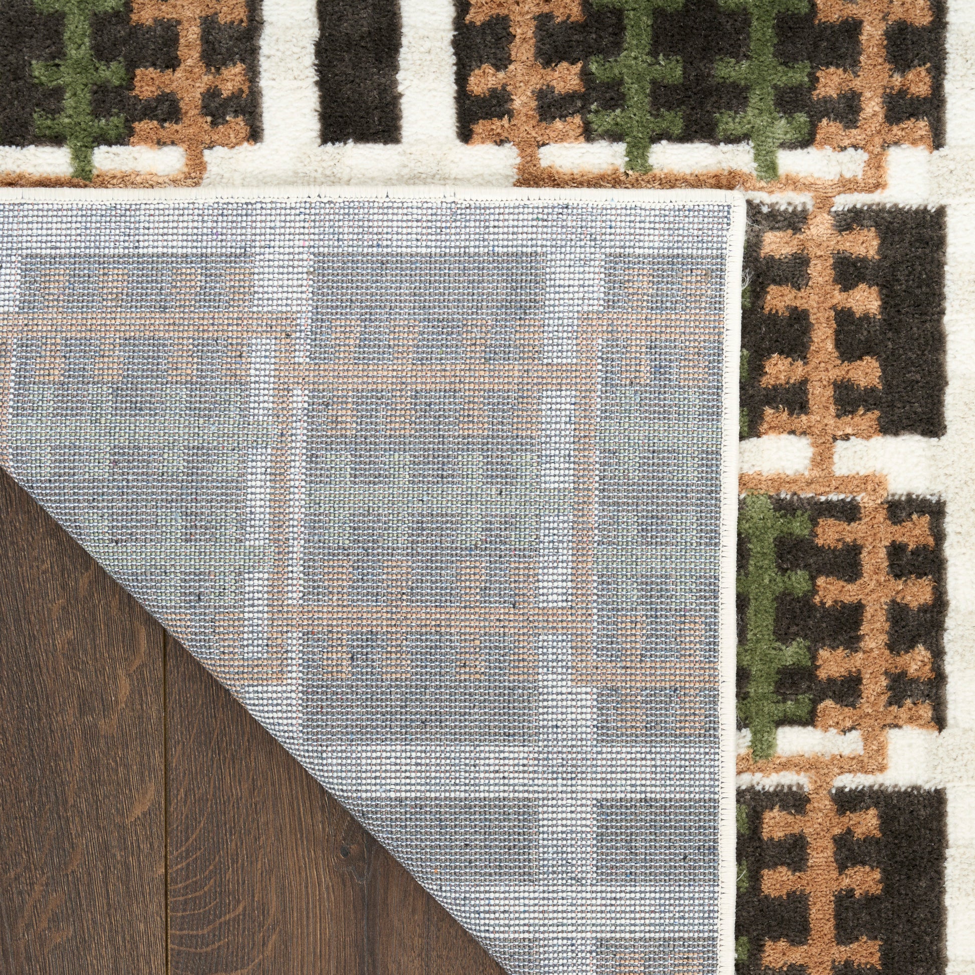 Nourison Home Nordic  Charcoal Multicolor  Contemporary