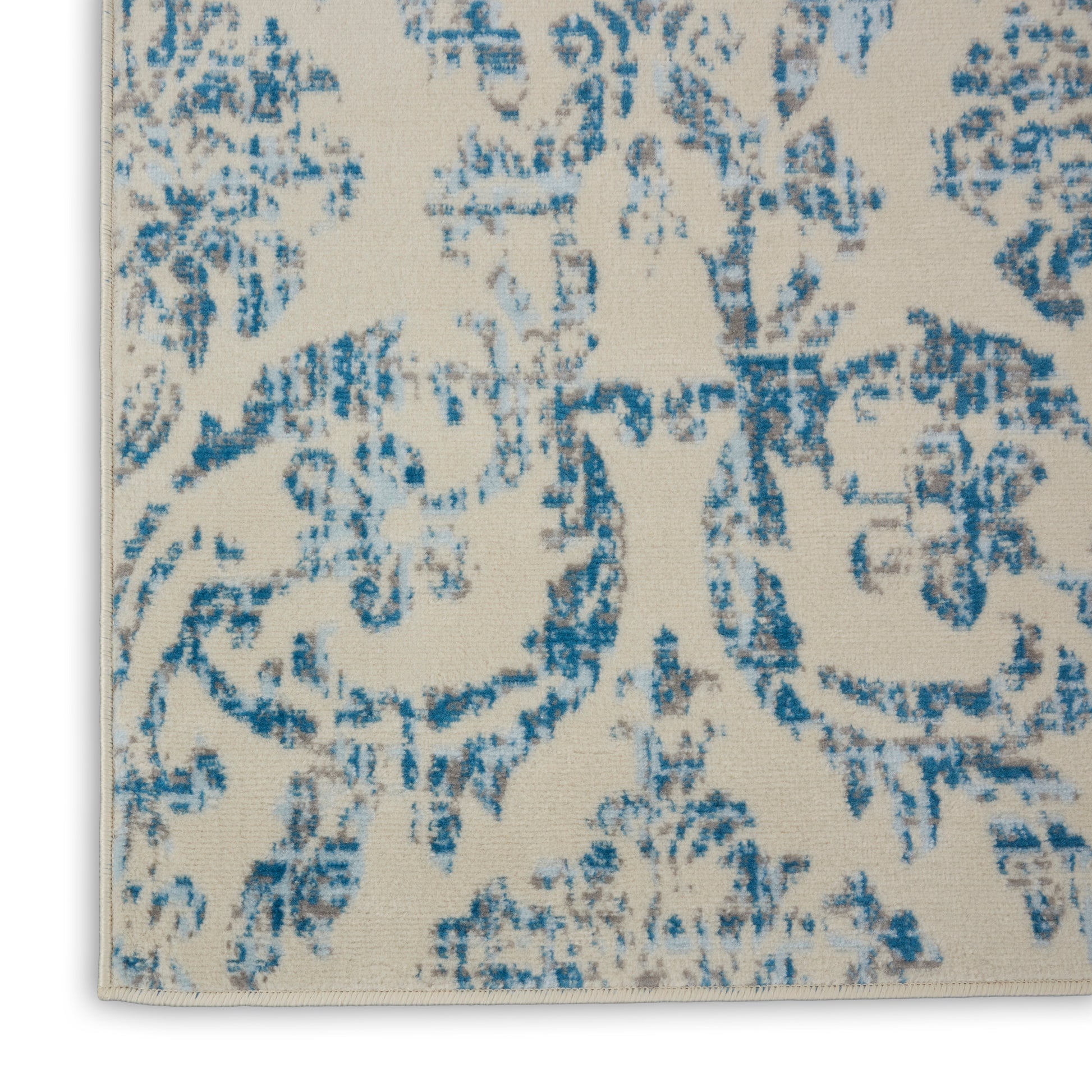 Nourison Home Jubilant  Ivory Blue  Transitional