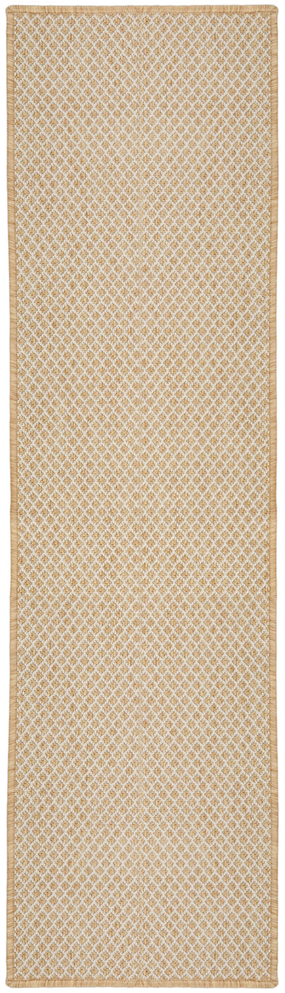 Nourison Home Courtyard COU01 Natural Contemporary Power-loomed Rug