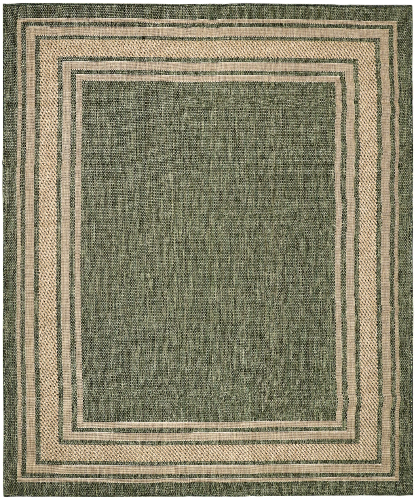 Nourison Home Horizon Indoor/Outdoor HOZ03 Green Contemporary Power-loomed Rug