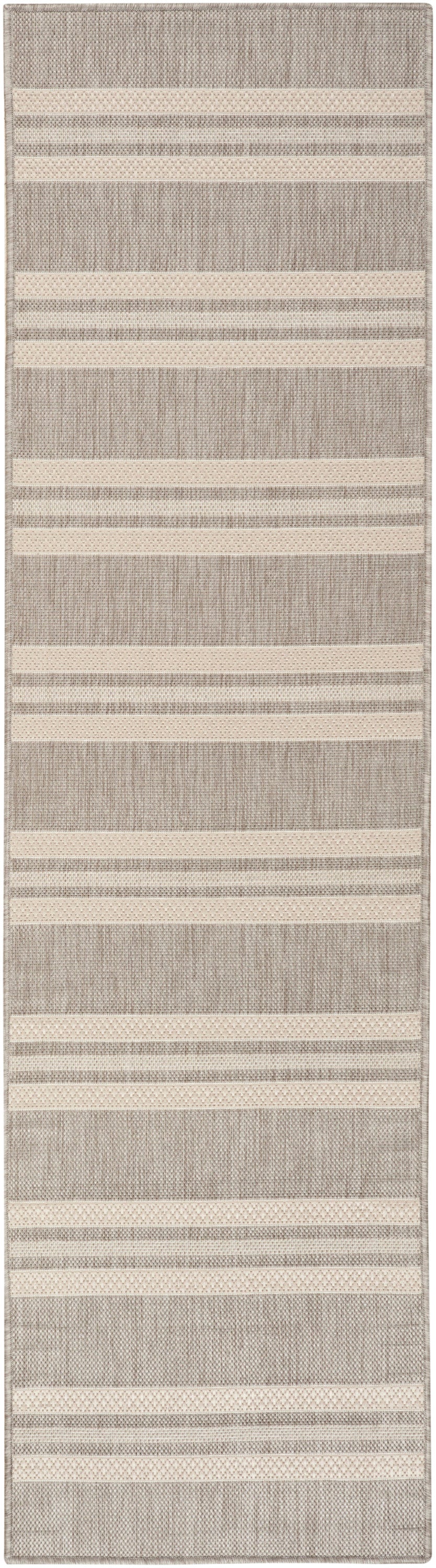 Nourison Home Horizon Indoor/Outdoor HOZ05 Grey Contemporary Power-loomed Rug