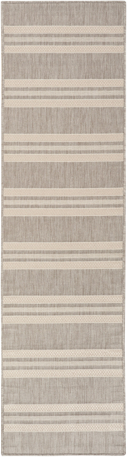 Nourison Home Horizon Indoor/Outdoor HOZ05 Grey Contemporary Power-loomed Rug