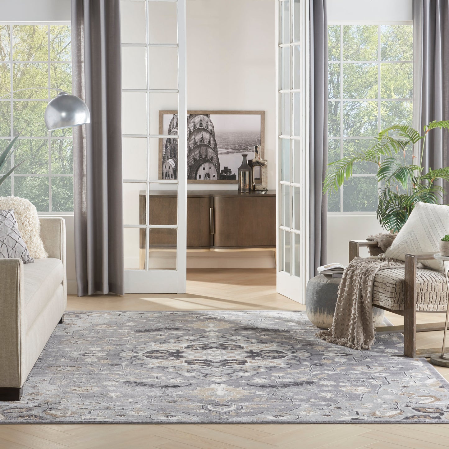 Nourison Home Elation  Grey  Traditional