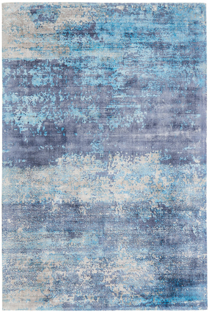 Nourison Home Safari Dreams KI374 Teal Contemporary Loomed Rug