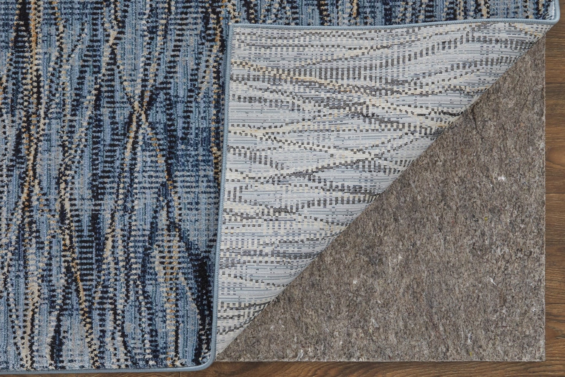 Feizy Sonora 39NXF Blue Navy Modern/Casual/Industrial Machinemade Rug - Rugs - Feizy - Atlanta Designer Rugs