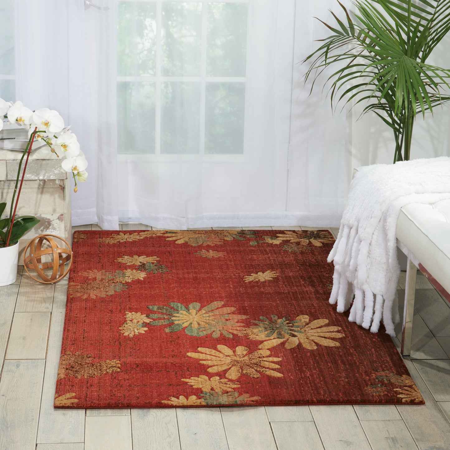Nourison Home Radiant Impression  Flame  Transitional