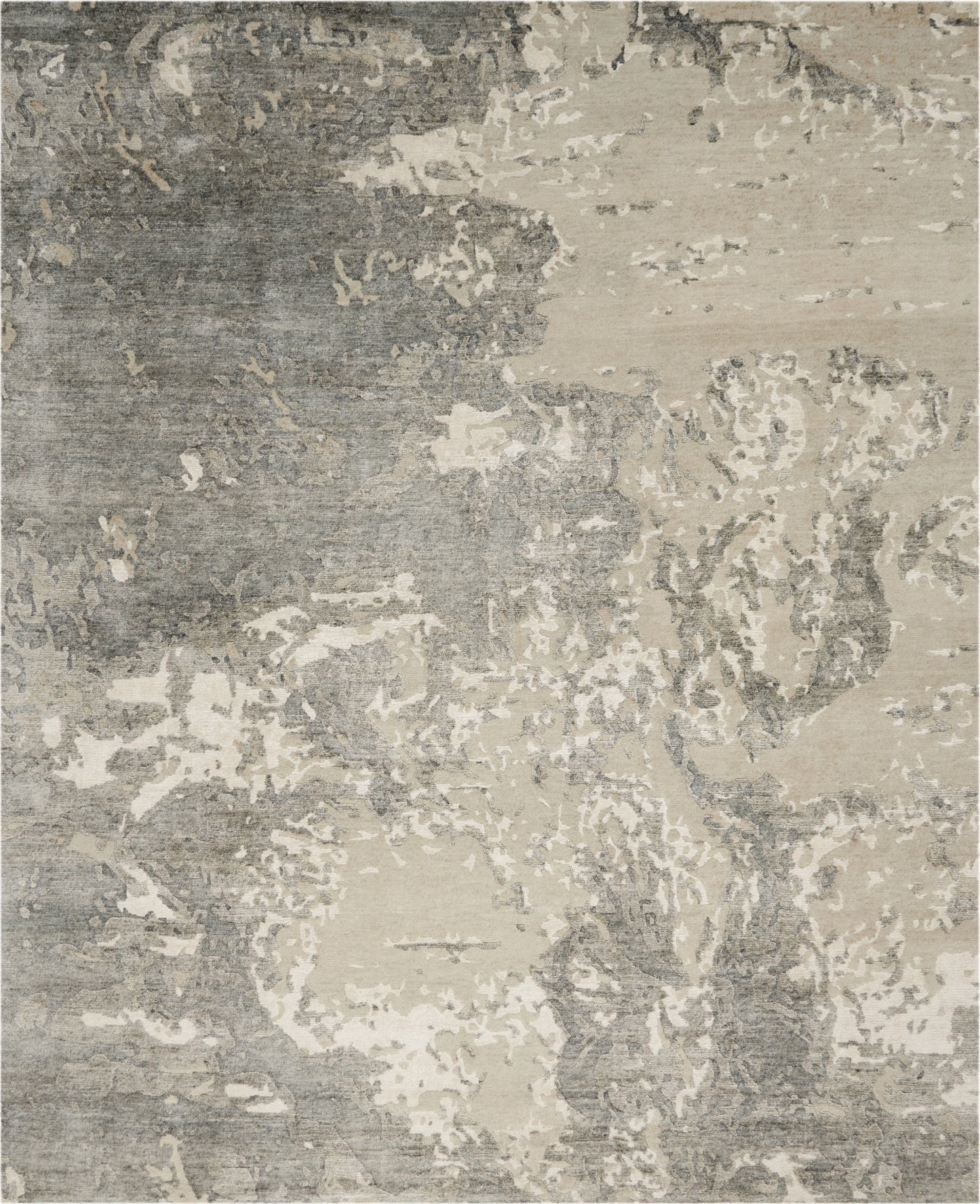 Nourison Home Silk Shadows SHA17 Sand Contemporary Hand Knotted Rug