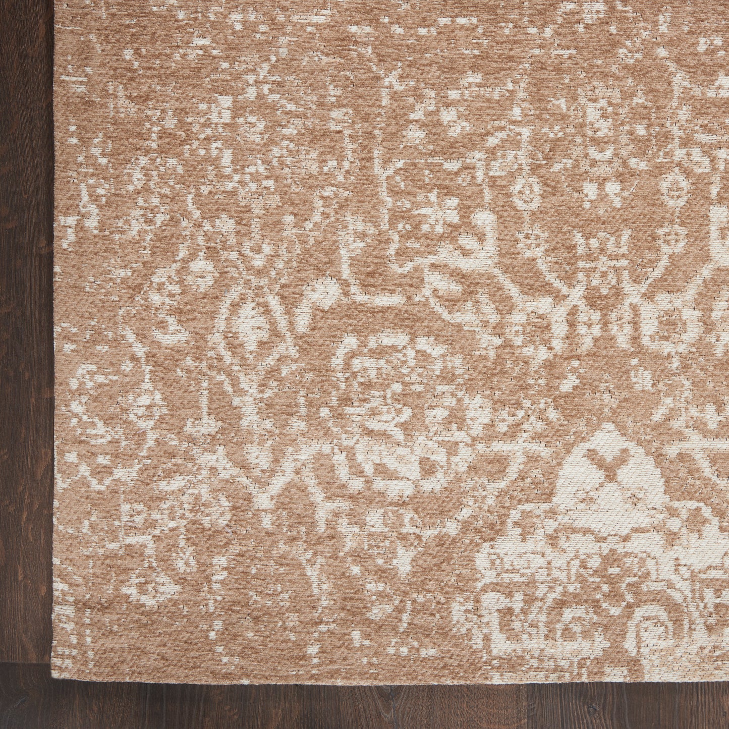 Nourison Home Damask  Beige Ivory  Transitional