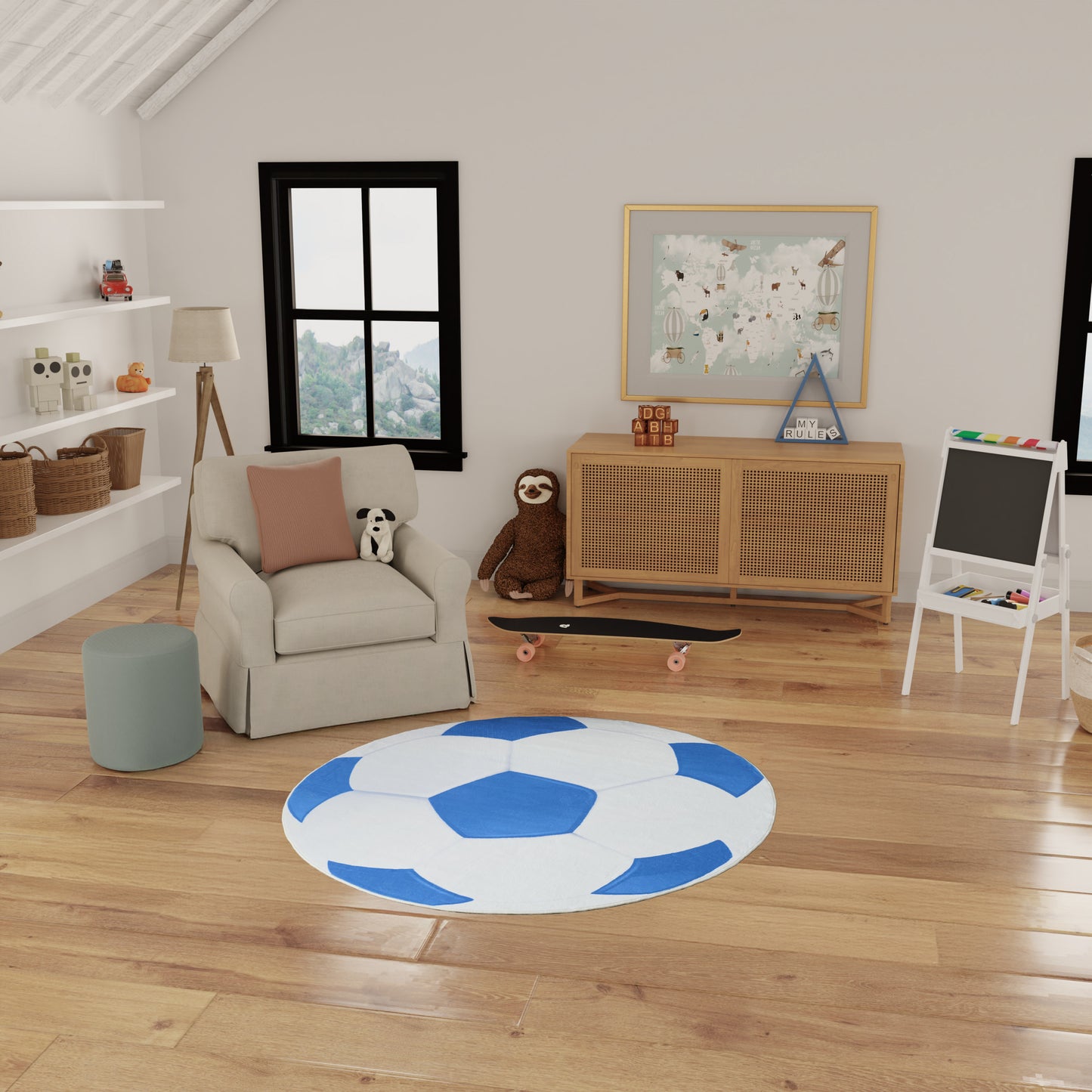 Nourison Home Imagination  Blue  Contemporary