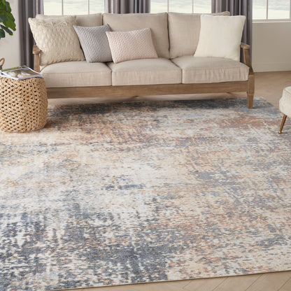 Nourison Home Astra Machine Washable  Multicolor  Contemporary