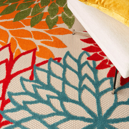 Nourison Home Aloha  Green  Contemporary