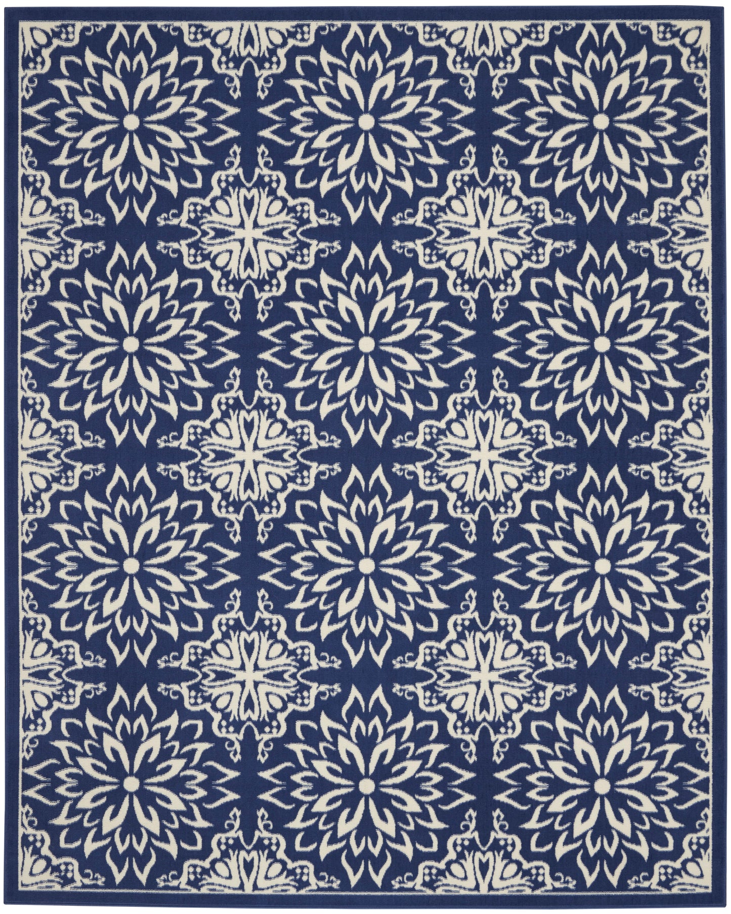 Nourison Home Jubilant  Navy Ivory  Transitional