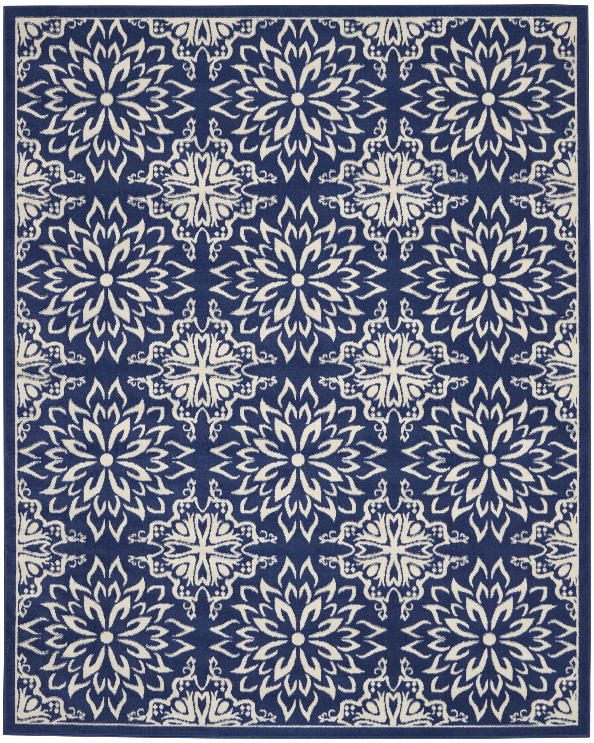 Nourison Home Jubilant  Navy Ivory  Transitional