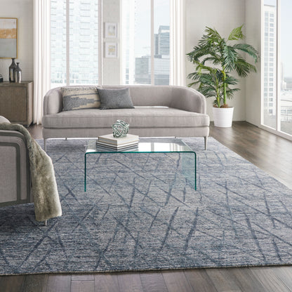 Nourison Home OCEAN  Indigo  Contemporary
