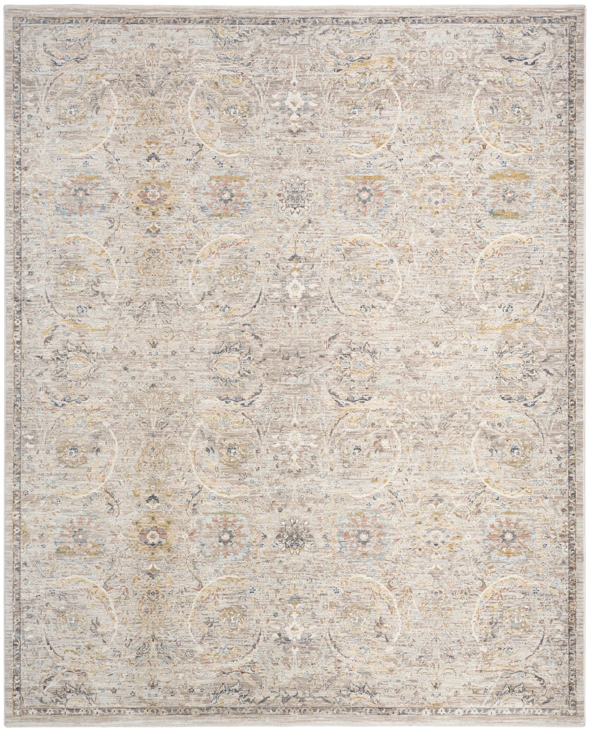 Nourison Home Antique Fusion  Light Grey  Traditional