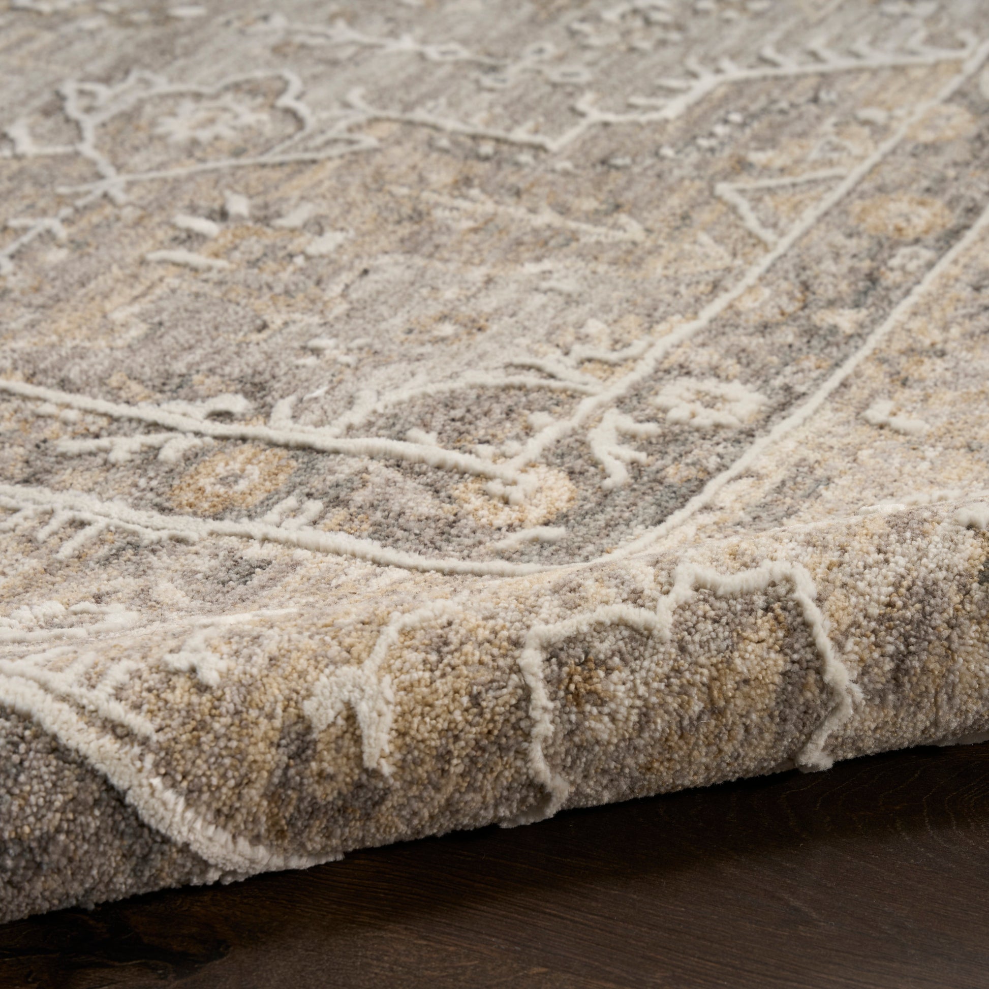 Nourison Home Retreat  Grey  Traditional