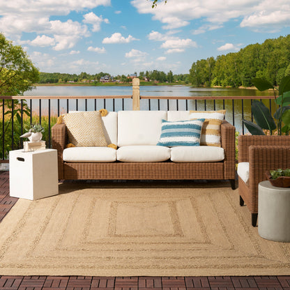 Nourison Home Natural Seagrass  Natural  Contemporary