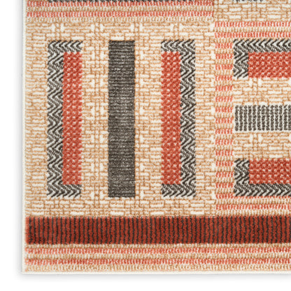 Nourison Home Nordic  Multicolor  Contemporary