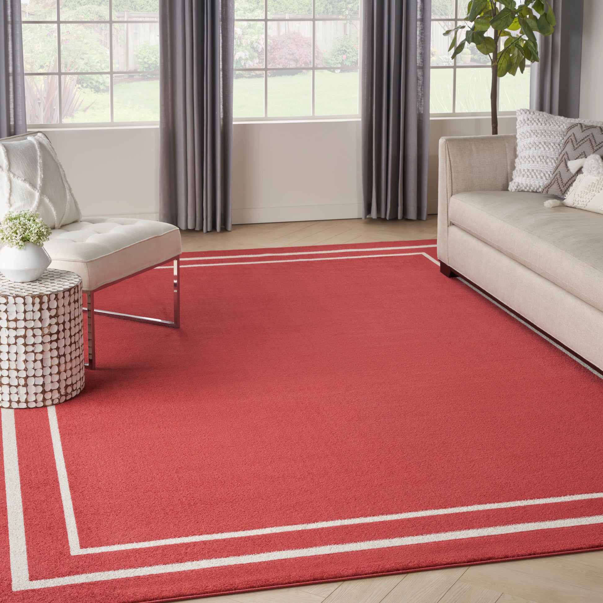 Nourison Home Nourison Essentials  Brick Ivory  Contemporary