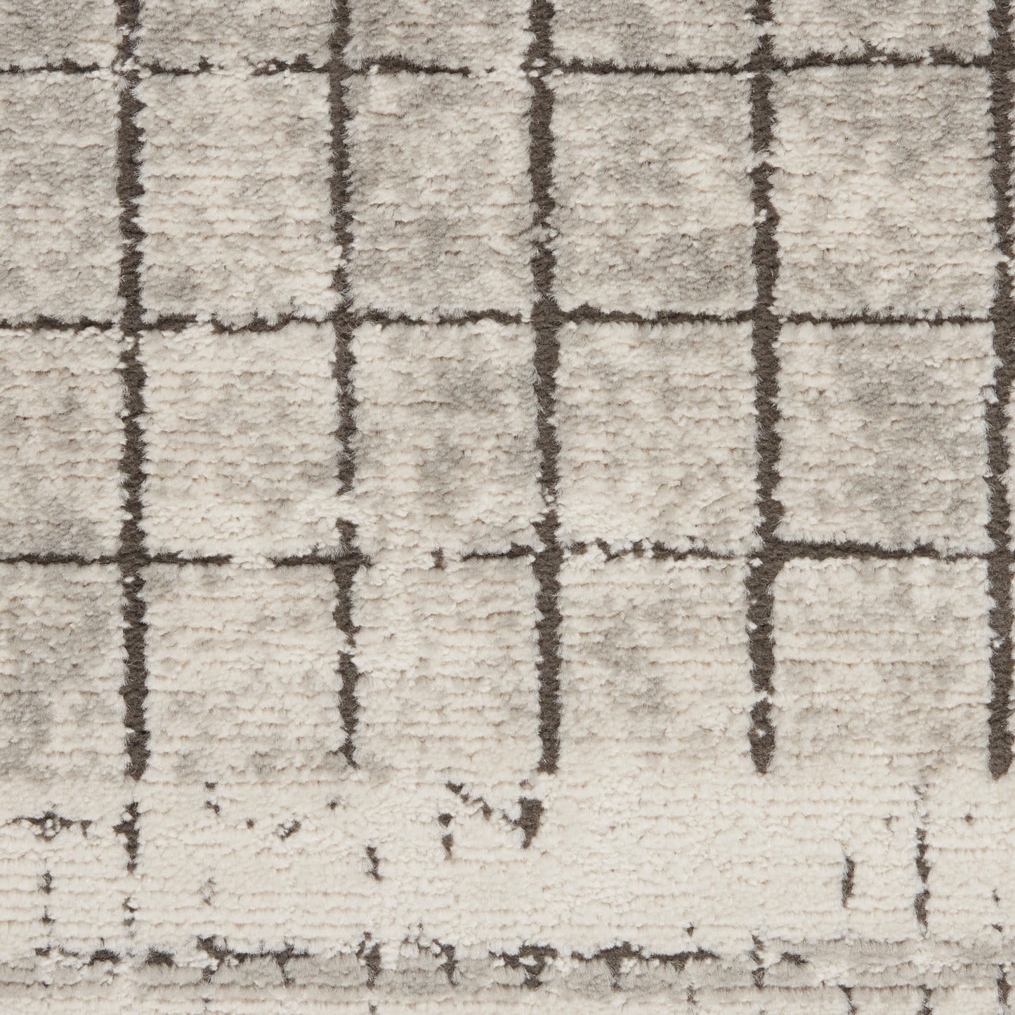 Nourison Home Quarry  Ivory Grey  Contemporary