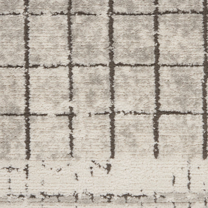 Nourison Home Quarry  Ivory Grey  Contemporary