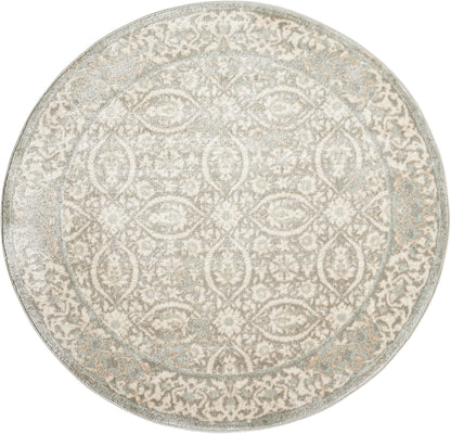 Nourison Home Euphoria EUP05 Grey Traditional Power-loomed Rug