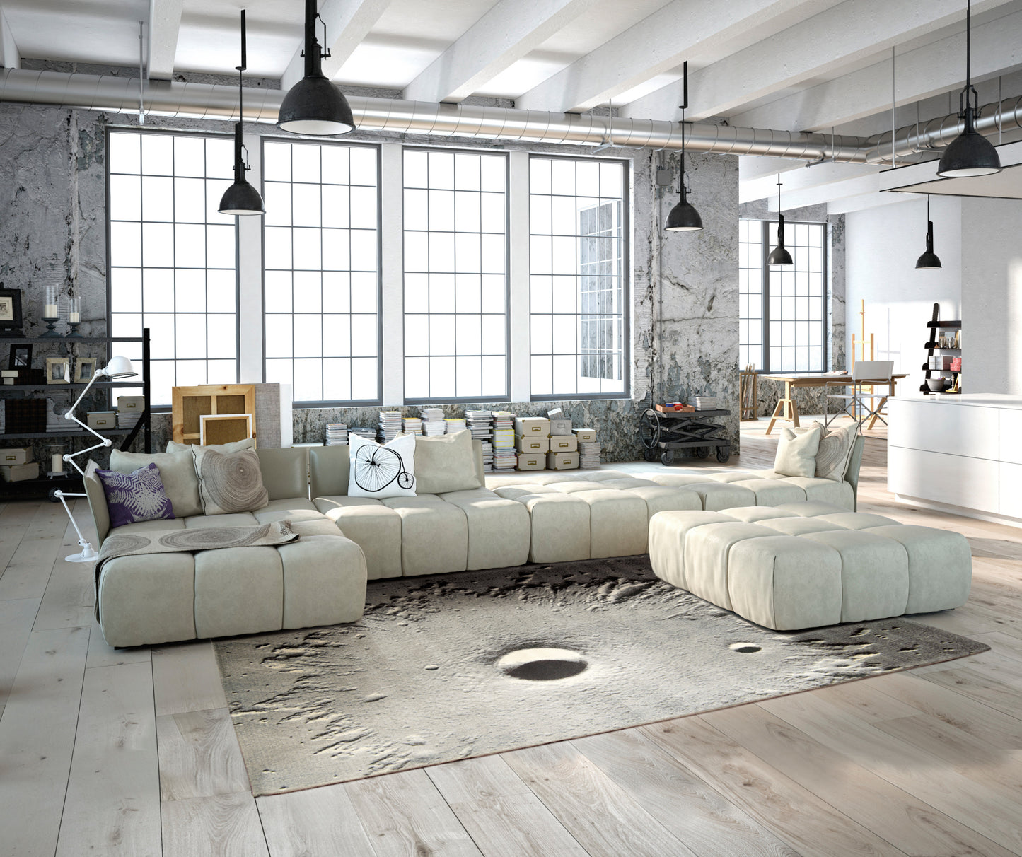 Nourison Home Twilight  Grey  Contemporary