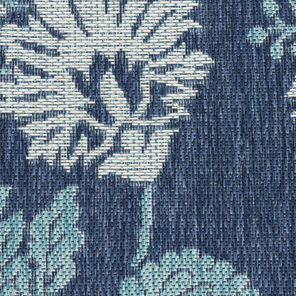 Nourison Home Garden Oasis  Navy  Contemporary