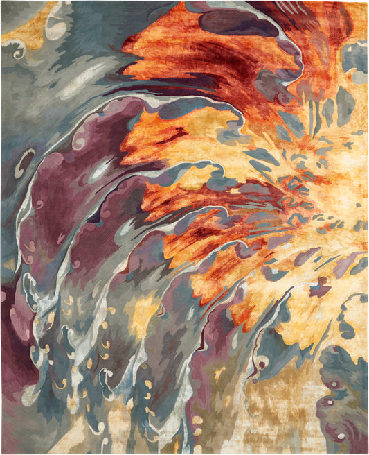 Nourison Home Prismatic  Multicolor  Contemporary