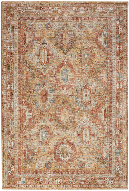 Nourison Home Sahar SHR01 Rust Traditional Power-loomed Rug