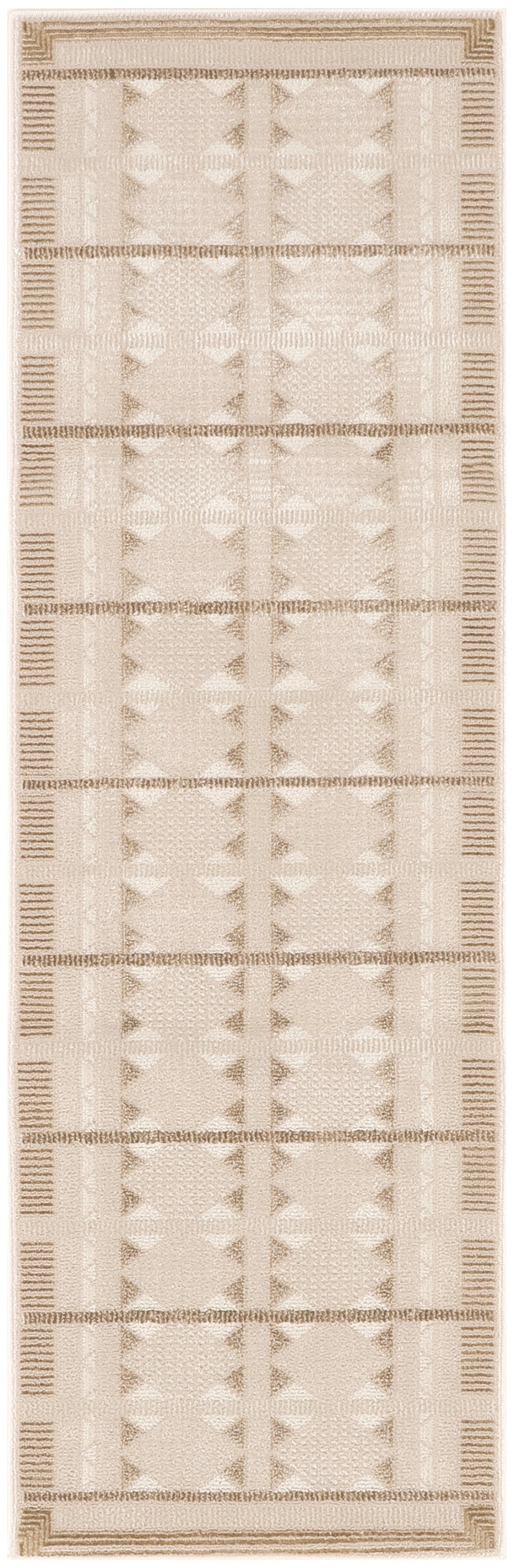 Nourison Home Nordic NRC06 Taupe Contemporary Power-loomed Rug