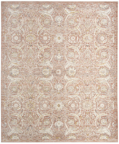 Nourison Home Antique Fusion ANF03 Brick Traditional Machine Woven Rug