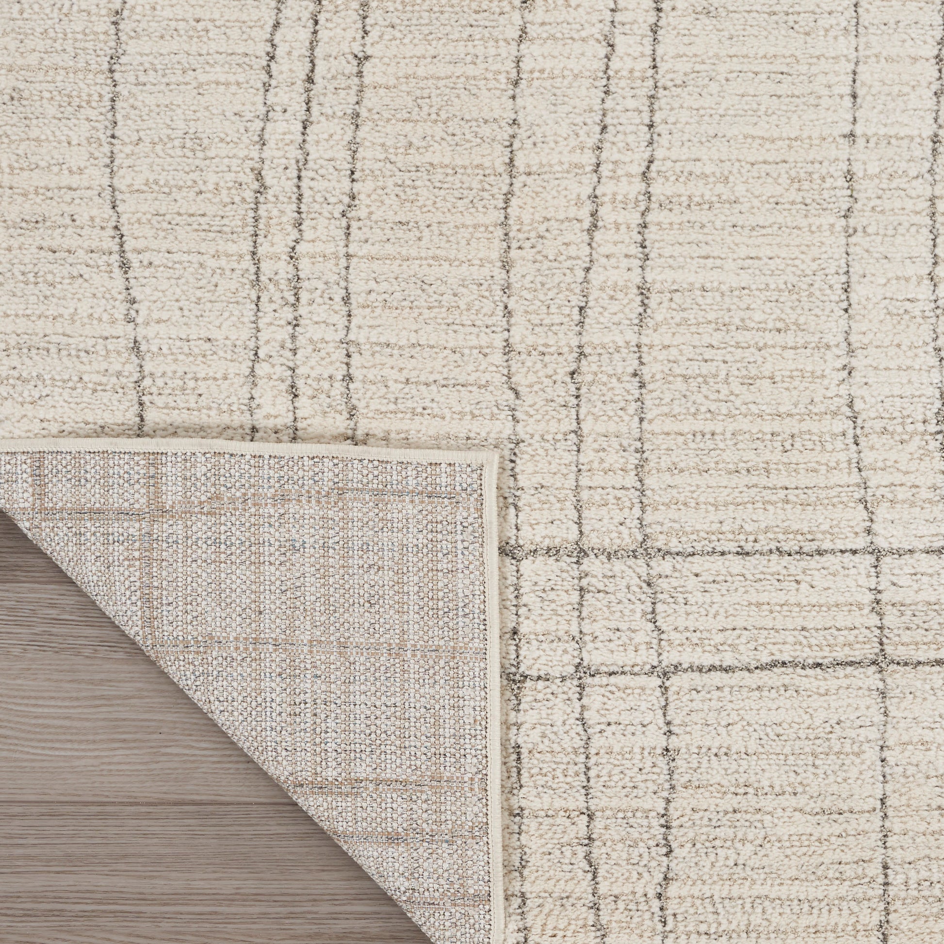 Nourison Home Andes  Ivory Grey  Contemporary