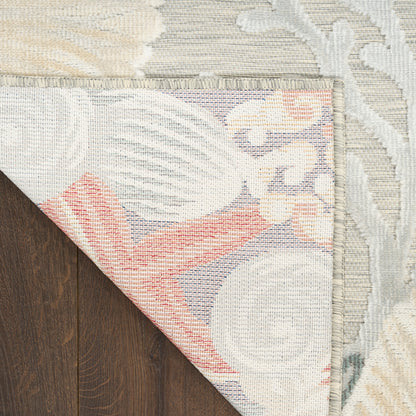 Nourison Home Suncoast  Grey Multicolor  Contemporary