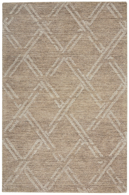 Nourison Home Venosa VSN01 Taupe Contemporary Tufted Rug