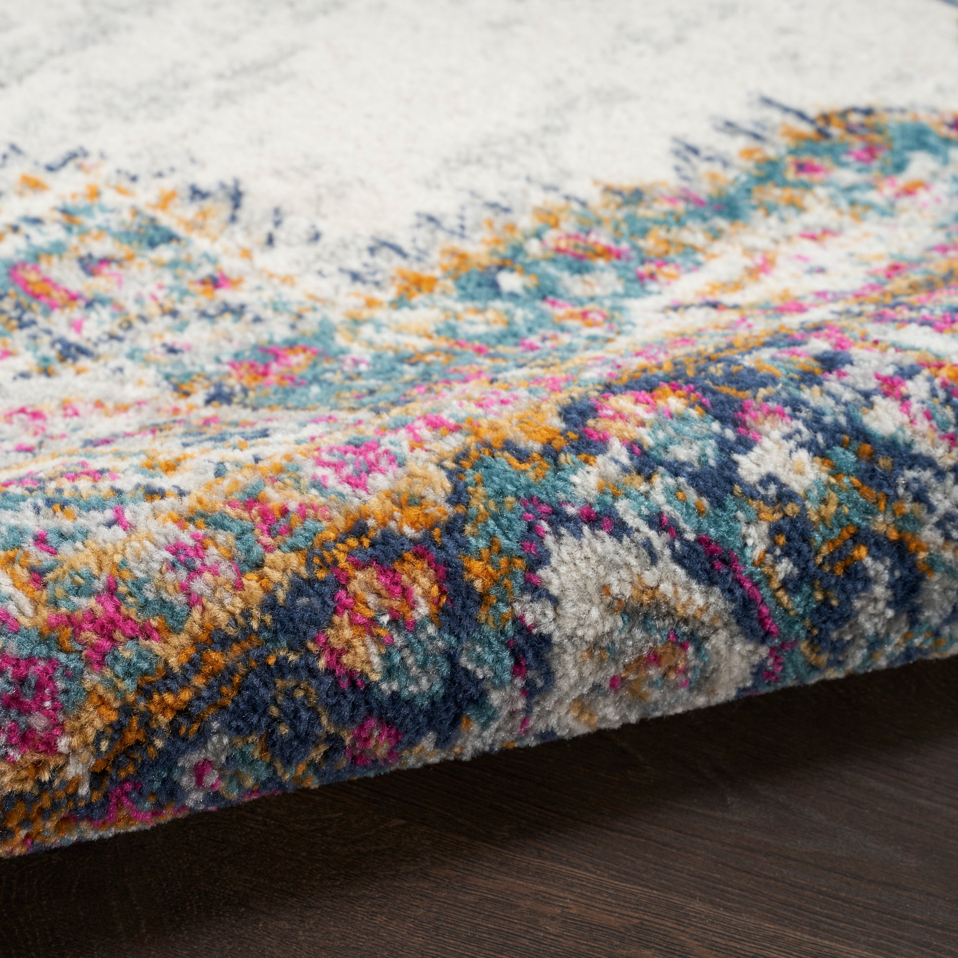 Nourison Home Passion  Ivory Blue  Transitional