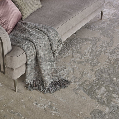 Nourison Home Silk Shadows  Sand  Contemporary