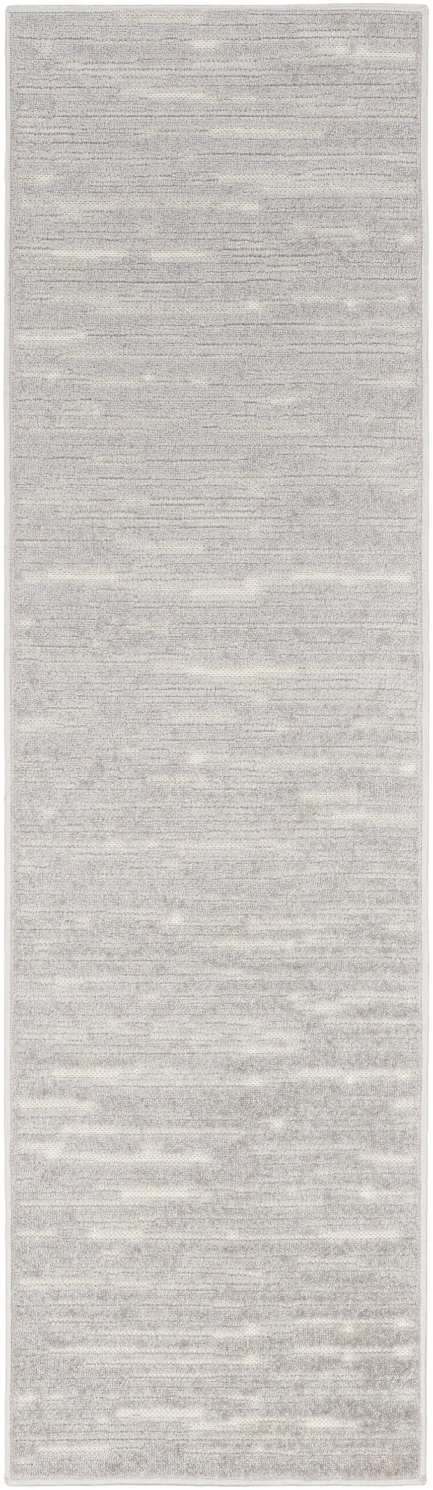 Nourison Home Care Free CAF04 Light Grey Contemporary Loom-woven Rug