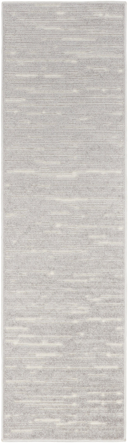 Nourison Home Care Free CAF04 Light Grey Contemporary Loom-woven Rug