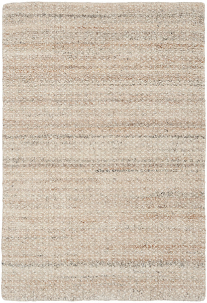 Calvin Klein CK040 Abrash ABA01 Ivory Grey Contemporary Hand Knotted Rug