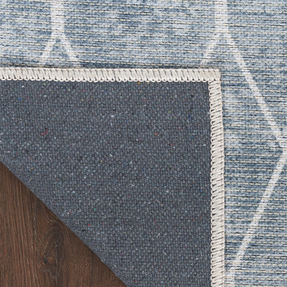 Nourison Home New Concept Washables  Blue Grey  Contemporary