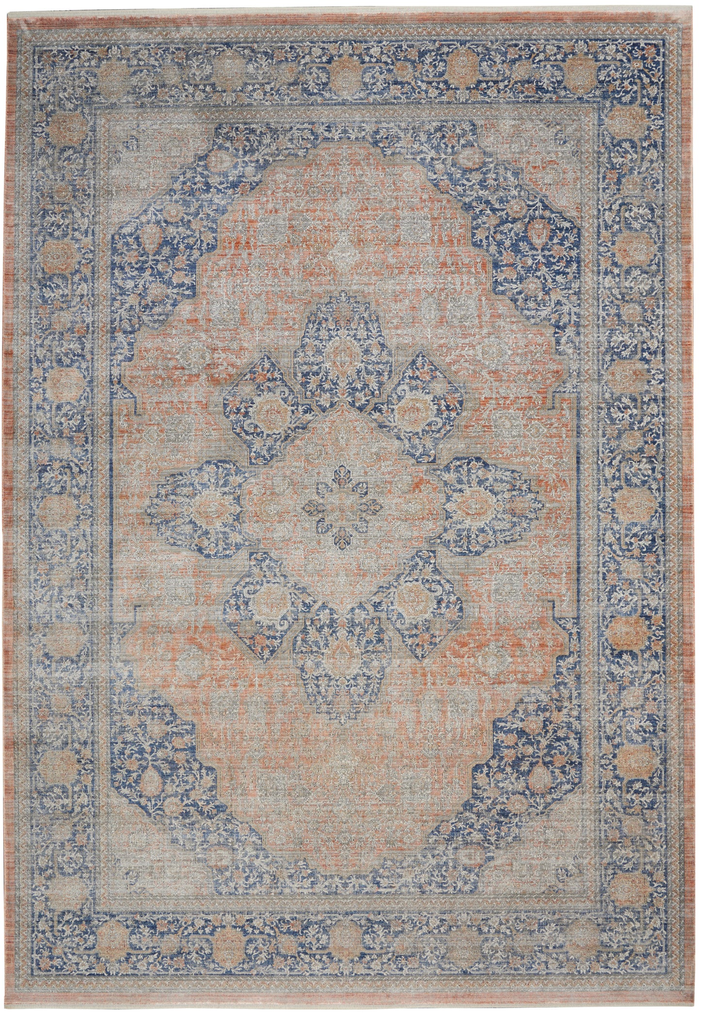 Nourison Home Starry Nights STN07 Blush Multicolor Traditional Loom-woven Rug